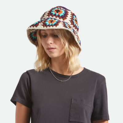 CROCHET KNIT BUCKET HAT