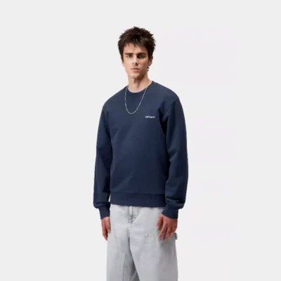SCRIPT EMBROIDERY SWEAT